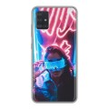 Дизайнерский силиконовый чехол для Samsung Galaxy A51 Cyberpunk 2077