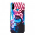 Дизайнерский силиконовый чехол для Realme C3 Cyberpunk 2077