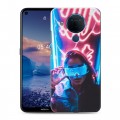 Дизайнерский силиконовый чехол для Nokia 5.4 Cyberpunk 2077