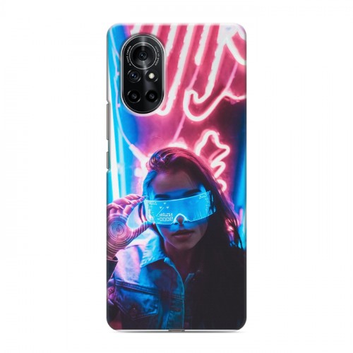 Дизайнерский силиконовый чехол для Huawei Nova 8 Cyberpunk 2077