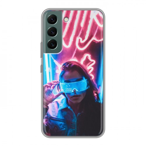 Дизайнерский силиконовый чехол для Samsung Galaxy S22 Cyberpunk 2077