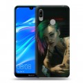 Дизайнерский пластиковый чехол для Huawei Y6 (2019) Cyberpunk 2077