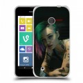 Дизайнерский пластиковый чехол для Nokia Lumia 530 Cyberpunk 2077