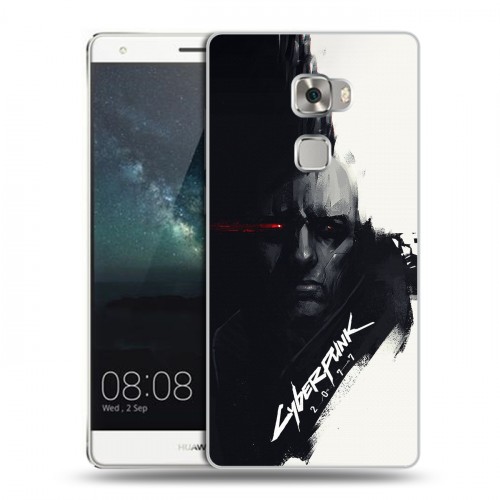 Дизайнерский пластиковый чехол для Huawei Mate S Cyberpunk 2077