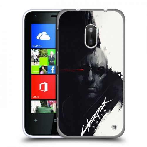 Дизайнерский пластиковый чехол для Nokia Lumia 620 Cyberpunk 2077