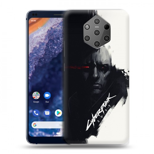 Дизайнерский силиконовый чехол для Nokia 9 PureView Cyberpunk 2077