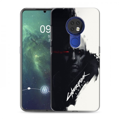 Дизайнерский силиконовый чехол для Nokia 6.2 Cyberpunk 2077