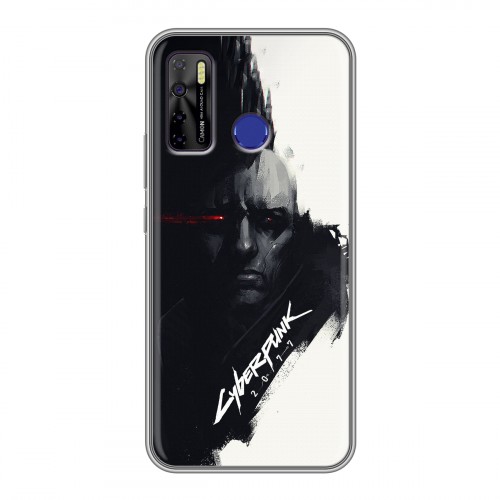 Дизайнерский силиконовый чехол для Tecno Camon 15 Cyberpunk 2077