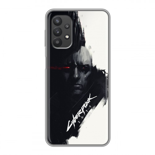 Дизайнерский силиконовый чехол для Samsung Galaxy A32 Cyberpunk 2077