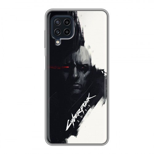 Дизайнерский силиконовый чехол для Samsung Galaxy A22 Cyberpunk 2077