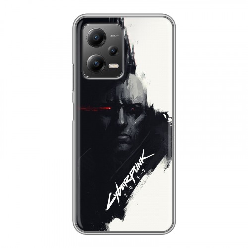 Дизайнерский силиконовый чехол для Xiaomi Poco X5 Cyberpunk 2077