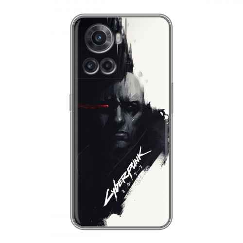 Дизайнерский силиконовый чехол для OnePlus Ace Cyberpunk 2077