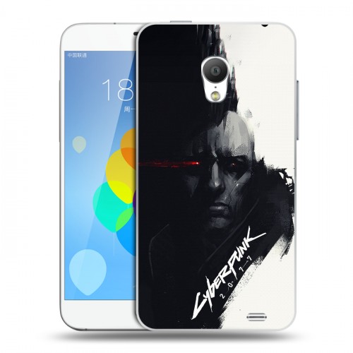 Дизайнерский силиконовый чехол для  Meizu MX3 Cyberpunk 2077