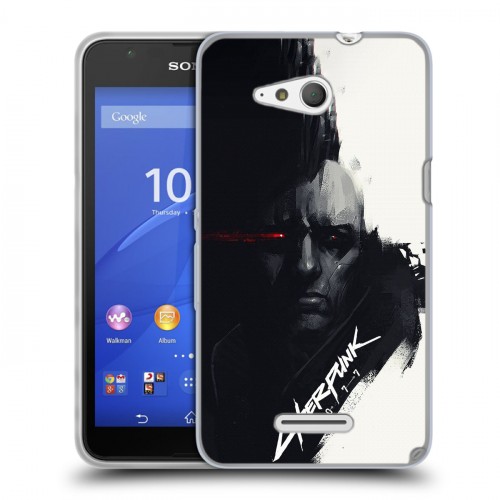 Дизайнерский пластиковый чехол для Sony Xperia E4g Cyberpunk 2077