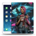 Дизайнерский силиконовый чехол для Ipad (2017) Cyberpunk 2077