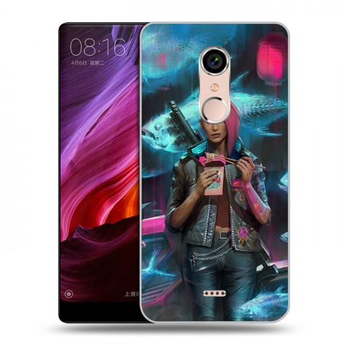 Дизайнерский силиконовый чехол для BQ Strike Selfie Max Cyberpunk 2077