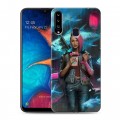 Дизайнерский пластиковый чехол для Samsung Galaxy A20s Cyberpunk 2077