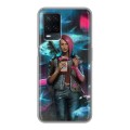 Дизайнерский силиконовый чехол для OPPO A54 Cyberpunk 2077