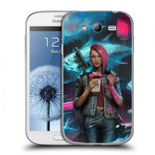 Дизайнерский пластиковый чехол для Samsung Galaxy Grand Cyberpunk 2077