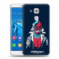 Дизайнерский пластиковый чехол для Huawei Nova Plus Cyberpunk 2077