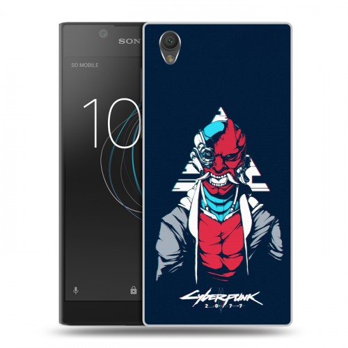 Дизайнерский пластиковый чехол для Sony Xperia L1 Cyberpunk 2077