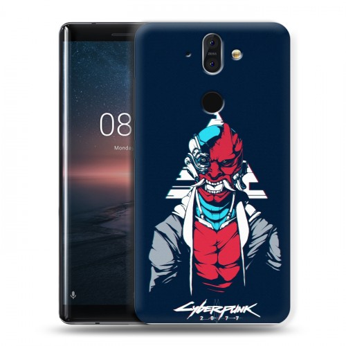 Дизайнерский пластиковый чехол для Nokia 8 Sirocco Cyberpunk 2077