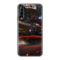 Дизайнерский силиконовый чехол для Huawei Y9s Cyberpunk 2077