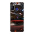 Дизайнерский силиконовый чехол для Tecno Camon 15 Cyberpunk 2077