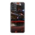 Дизайнерский силиконовый чехол для Samsung Galaxy A32 Cyberpunk 2077