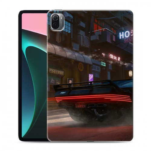 Дизайнерский силиконовый чехол для Xiaomi Pad 5 Cyberpunk 2077