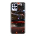 Дизайнерский силиконовый чехол для Realme 8i Cyberpunk 2077