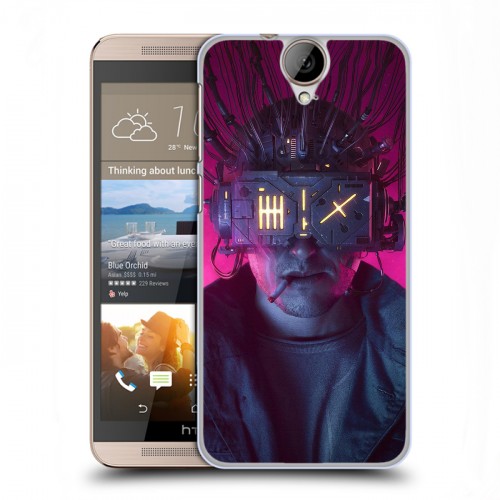 Дизайнерский пластиковый чехол для HTC One E9+ Cyberpunk 2077