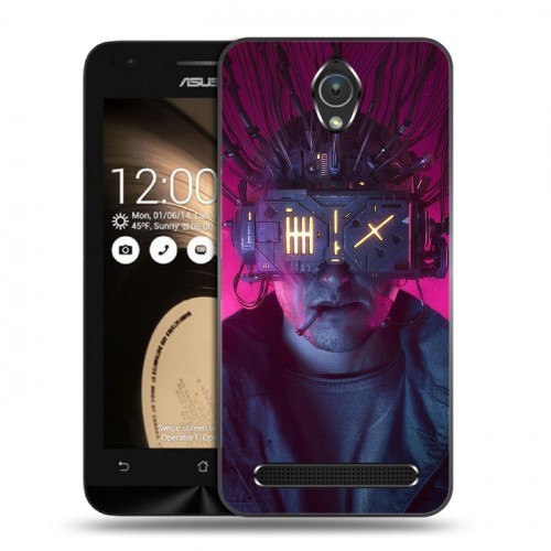 Дизайнерский пластиковый чехол для ASUS Zenfone Go Cyberpunk 2077