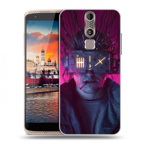 Дизайнерский пластиковый чехол для ZTE Axon Mini Cyberpunk 2077