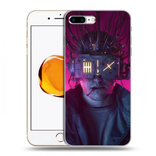 Дизайнерский пластиковый чехол для Iphone 7 Plus / 8 Plus Cyberpunk 2077