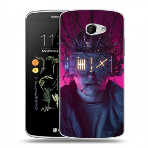 Дизайнерский силиконовый чехол для LG K5 Cyberpunk 2077