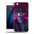 Дизайнерский пластиковый чехол для Meizu U20 Cyberpunk 2077