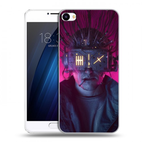 Дизайнерский пластиковый чехол для Meizu U20 Cyberpunk 2077