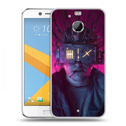 Дизайнерский пластиковый чехол для HTC 10 evo Cyberpunk 2077