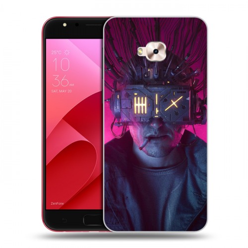 Дизайнерский пластиковый чехол для ASUS ZenFone 4 Selfie Pro Cyberpunk 2077