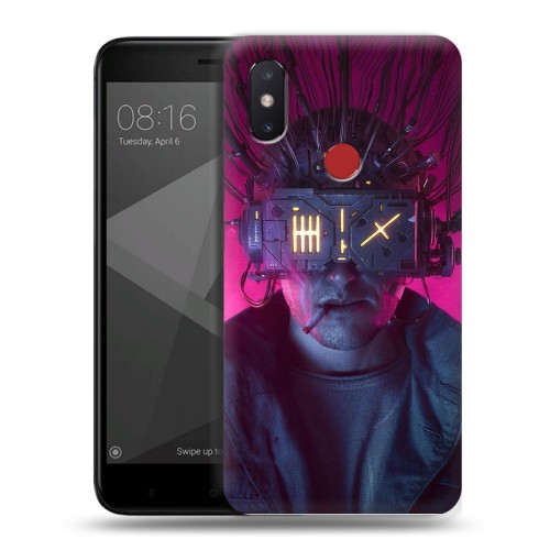 Дизайнерский пластиковый чехол для Xiaomi Mi8 SE Cyberpunk 2077