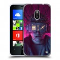 Дизайнерский пластиковый чехол для Nokia Lumia 620 Cyberpunk 2077