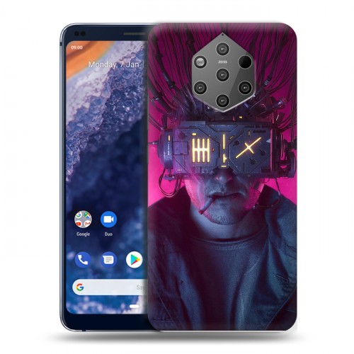 Дизайнерский силиконовый чехол для Nokia 9 PureView Cyberpunk 2077