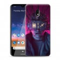 Дизайнерский пластиковый чехол для Nokia 2.2 Cyberpunk 2077