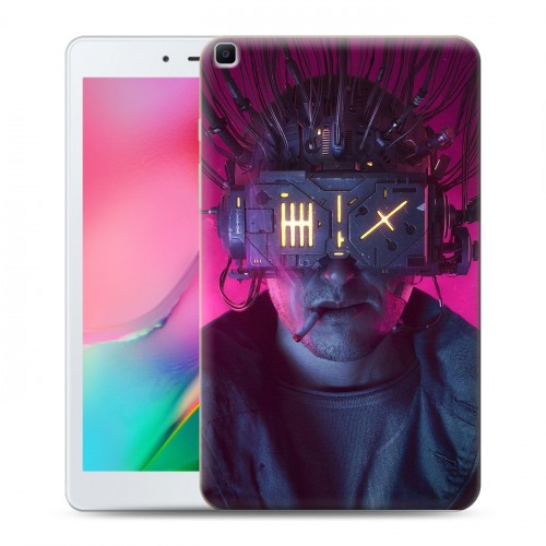 Дизайнерский силиконовый чехол для Samsung Galaxy Tab A 8.0 (2019) Cyberpunk 2077