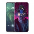 Дизайнерский силиконовый чехол для Nokia 6.2 Cyberpunk 2077