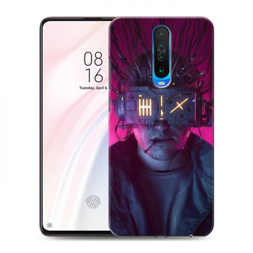 Дизайнерский пластиковый чехол для Xiaomi RedMi K30 Cyberpunk 2077