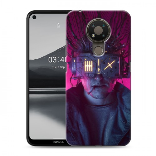 Дизайнерский силиконовый чехол для Nokia 3.4 Cyberpunk 2077