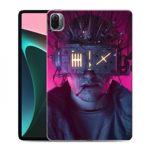 Дизайнерский силиконовый чехол для Xiaomi Pad 5 Cyberpunk 2077