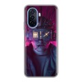 Дизайнерский силиконовый чехол для Huawei Nova Y70 Cyberpunk 2077